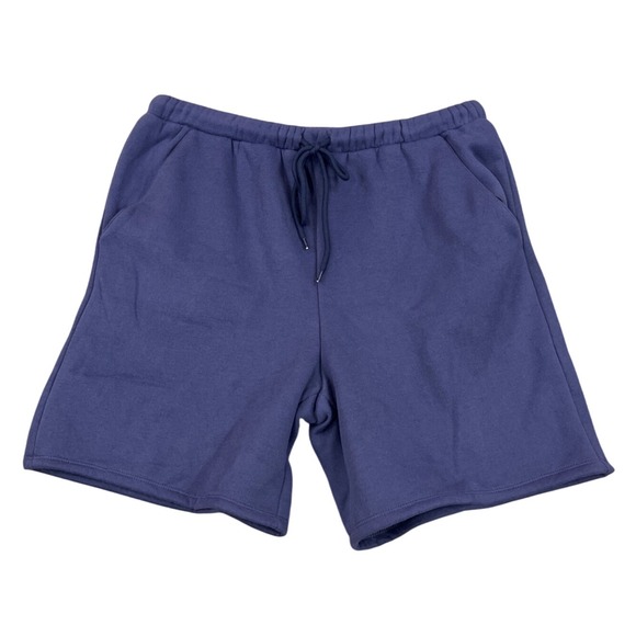 Tillys Navy Blue Sweat Shorts Casual Comfy Lounge Drawstring Large Womens - Picture 1 of 3